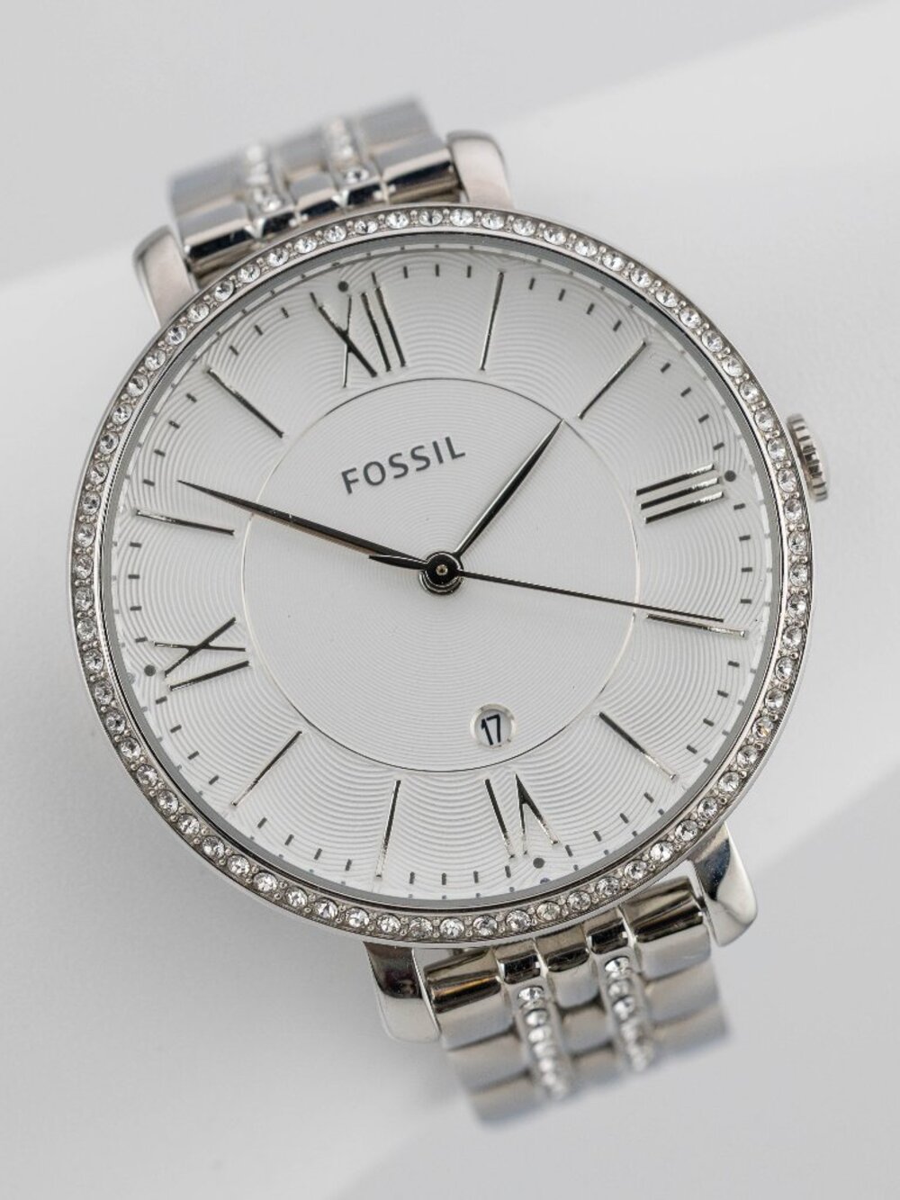 Fossil Jacqueline ES3545 Womenβs Crystal Quartz Analog Watch Fresh Battery